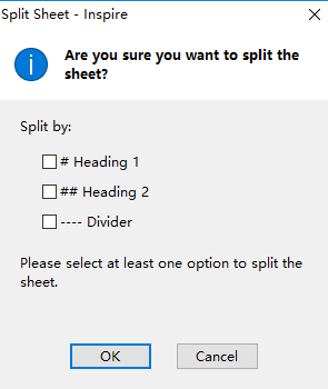 Split your work with long content by headings and/or divider