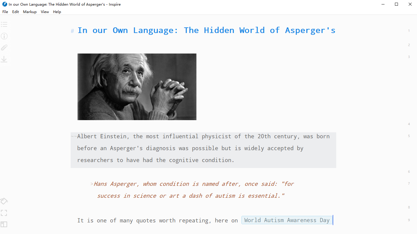 Inspire - Inspire Writer Minimalist Markdown Editor for Notes Inspire - Inspire Writer Minimalist Markdown Editor for Notes
