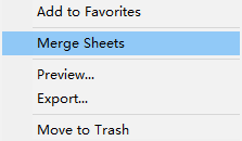 Merge multiple sheets into one